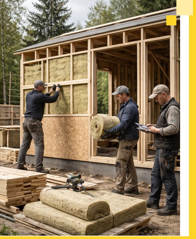 Проектирование и строительство каркасных бань в Смоленске под ключ