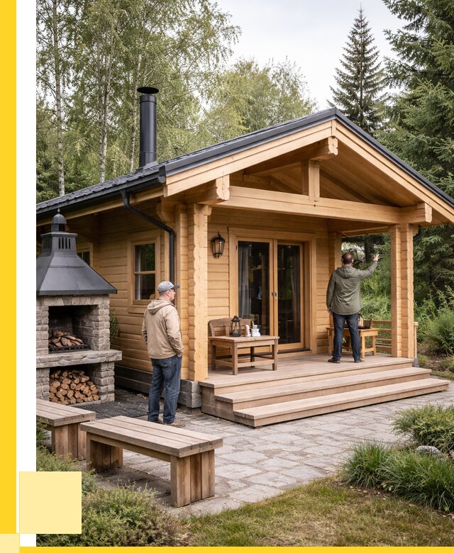 Деревянные бани под ключ в Смоленске от 461475 р. | ЭриданСмл