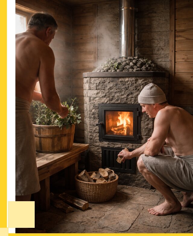 Банные печи под ключ в Смоленске от 46148 р. | ЭриданСмл кирпичная