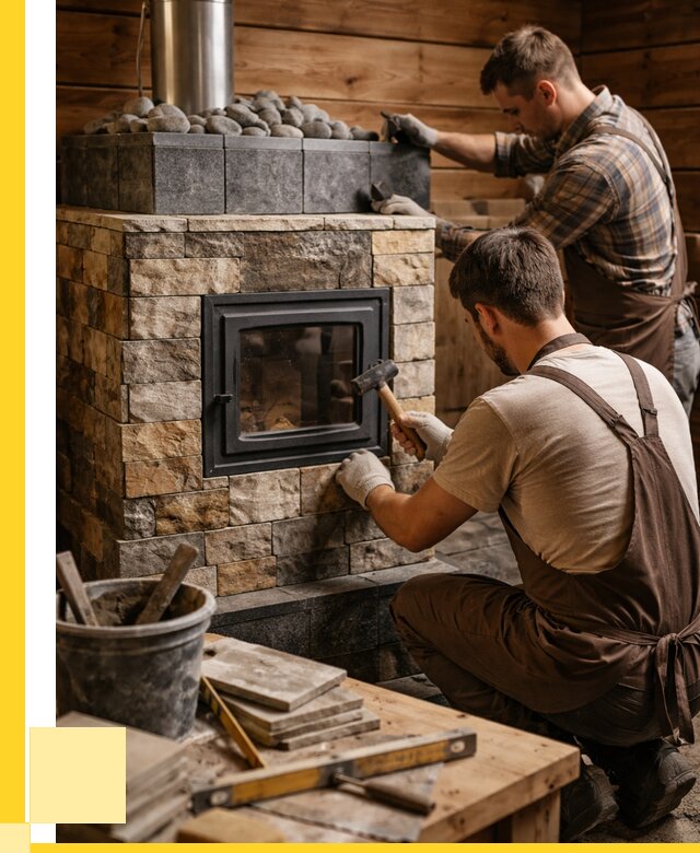 Облицовка банной печи в Смоленске от 15383 р. | ЭриданСмл