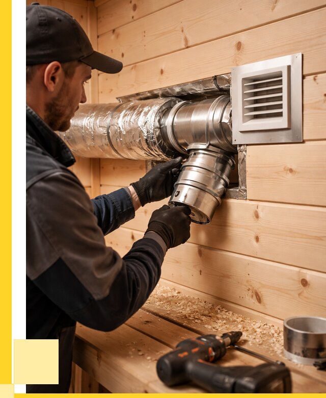 Монтаж вентиляции бани в Смоленске от 12306 р. | ЭриданСмл