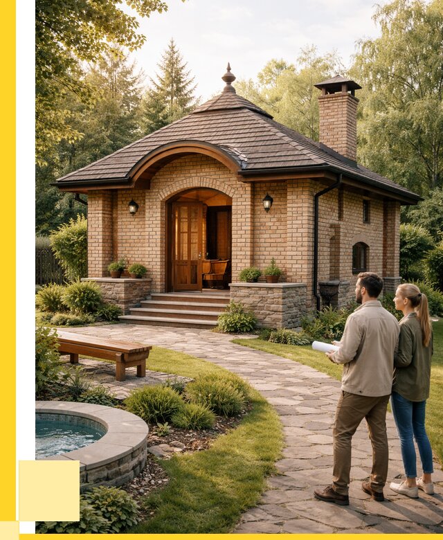 Проект кирпичной бани в Смоленске от 30765 р. | ЭриданСмл