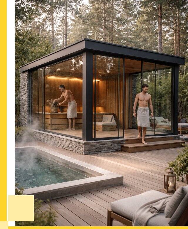 Стеклянные бани и двери в Смоленске от 461475 р. | ЭриданСмл