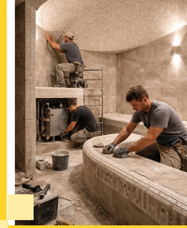 Монтаж хамамов под ключ в Смоленске от 256375 р. ЭриданСмл