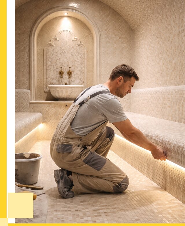 Отделка хамамов под ключ в Смоленске от 5640 р. | ЭриданСмл