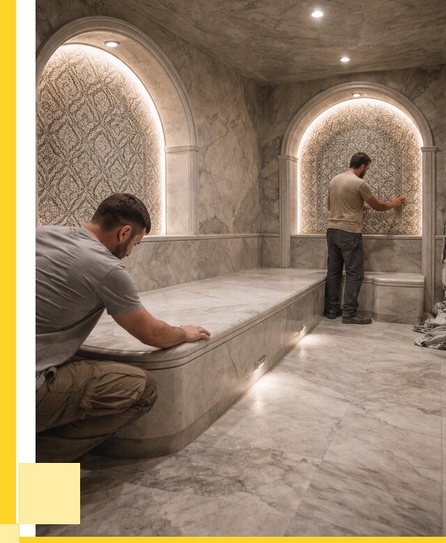 Турецкие бани под ключ в Смоленске от 256375 р. | ЭриданСмл