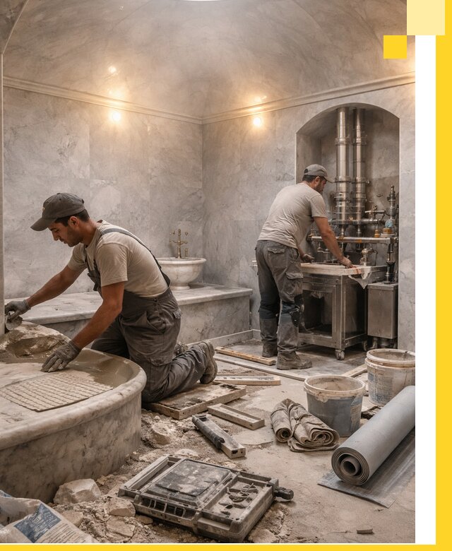 Строительство турецких бань хаммам под ключ в Смоленске