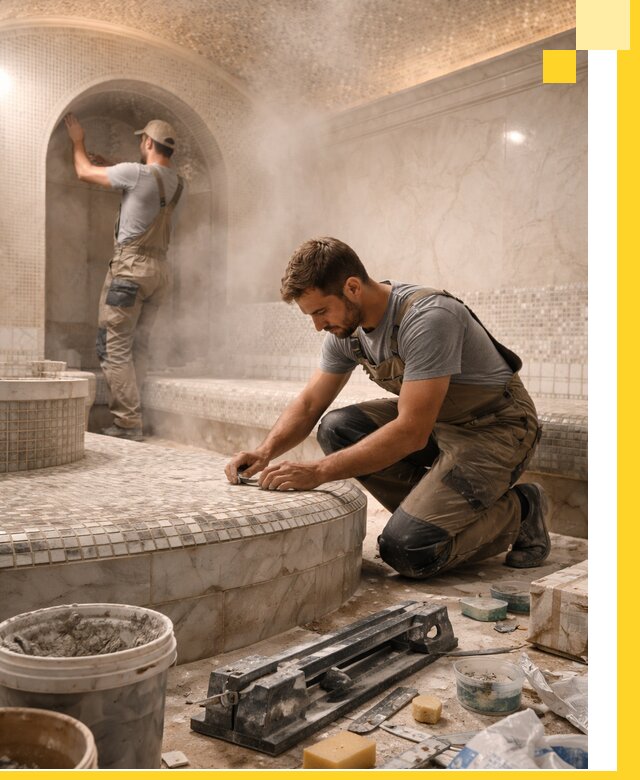 Профессиональный дизайн хамама и SPA под ключ в Смоленске