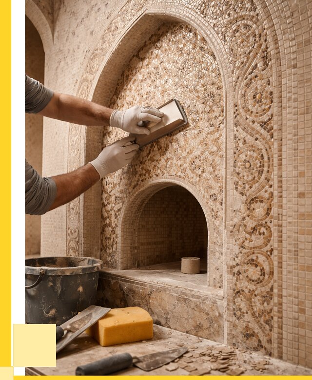 Мозаика для хамама в Смоленске под ключ от 5128 р. | ЭриданСмл